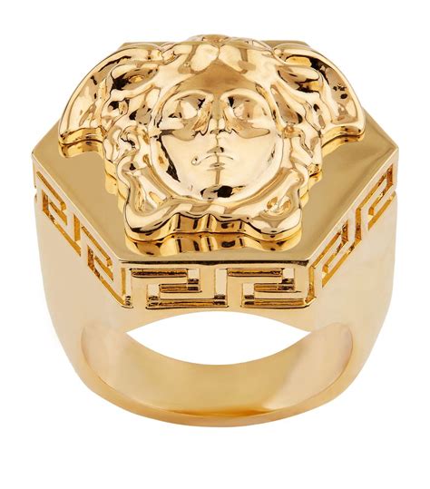 Versace Anello Unisex Metal new with labels in Gold Medusa